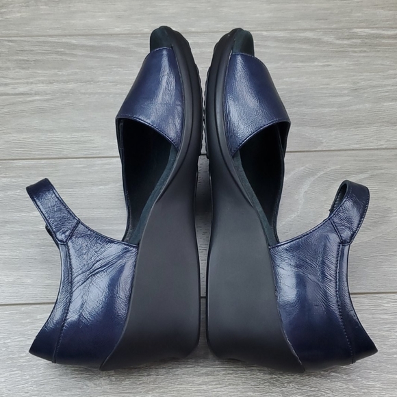 Wolky Women Blue Wedge Sandals {Size 39} - Picture 5 of 8